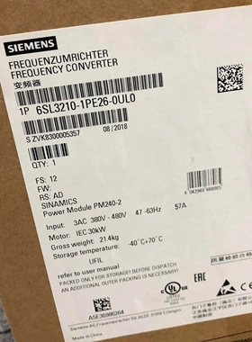 非实价议价议价PM240-2变频器30KW功率模块6SL3210-1PE26-0UL0/OU