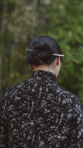 簪竹解愁 ｜纯银拟竹发簪 纯银簪子 竹子发钗