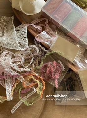 AONNAIL【圣诞饰品】【蕾丝】美甲装饰花边热门美甲素材专用套盒