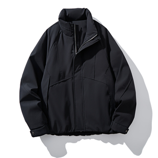 【CMZK】冬 日系极简轻奢 90白鸭绒 立领老钱风羽绒服外套保暖 男