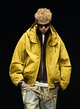 2025新款羽绒服情侣款加厚保暖可拆卸帽子潮牌宽松短款外套