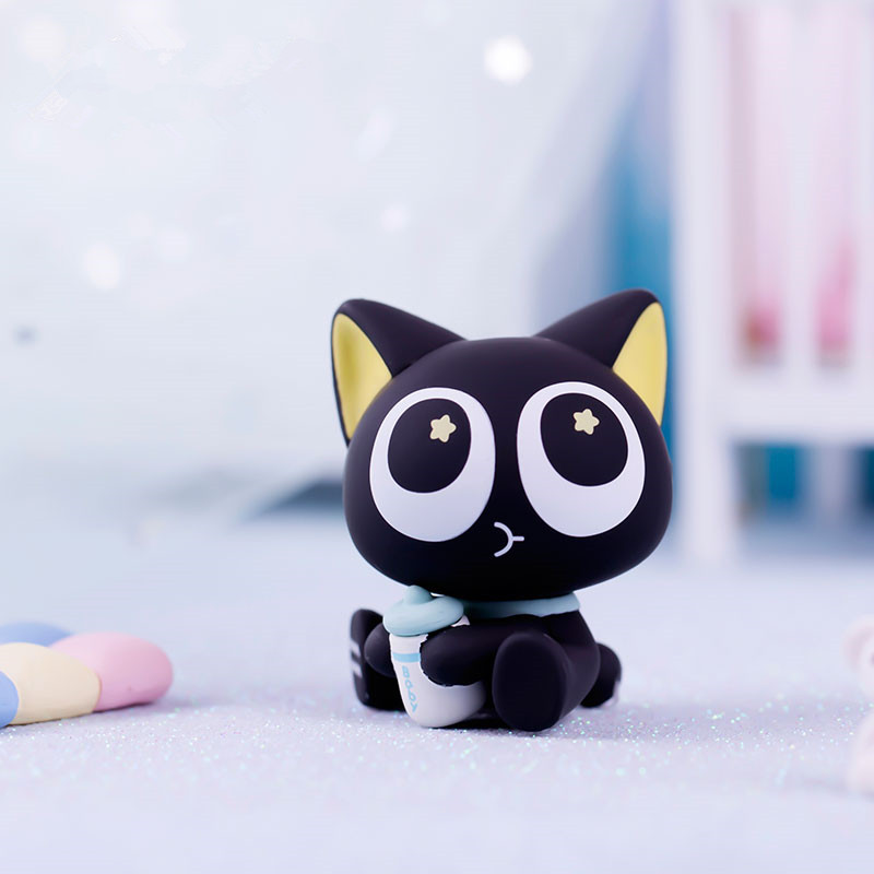 正版 罗小黑战记十二星座系列射手水瓶盲盒蛋车载摆件手办pvc公仔