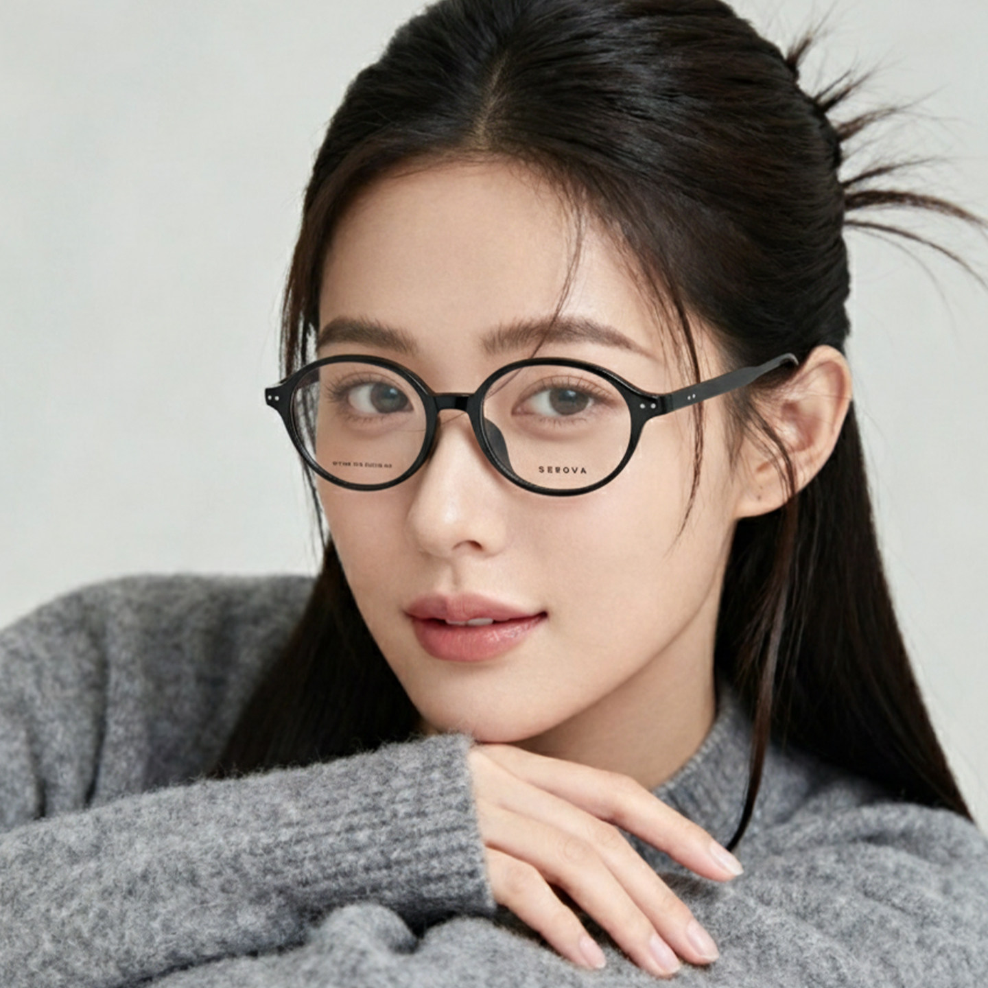 施洛华白鹿同款miu系书呆子镜架