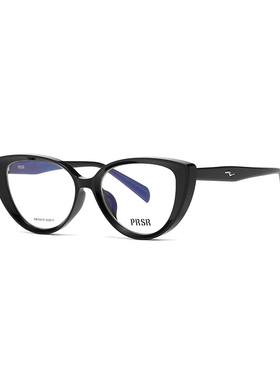 帕莎prsr2024年新款时尚复古猫眼眼TR镜框可配近视防蓝光PB75017