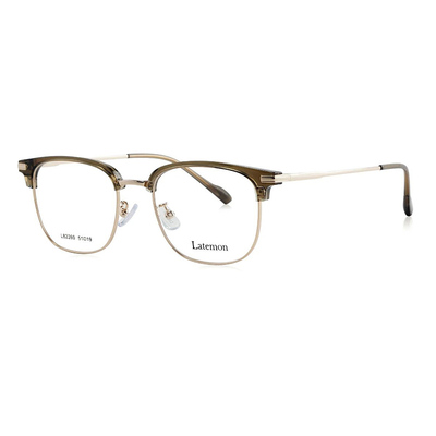 浪特梦钛超轻板材近视眼镜配近视