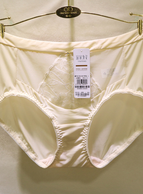 窈窕身姿YK9308薄款冰丝透气蕾丝边三角中高腰包臀女士内裤YK9315
