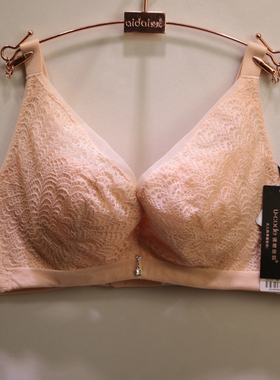 诱惑密码内衣女D2143薄款软钢圈超薄大胸显小胸舒适性感蕾丝透气