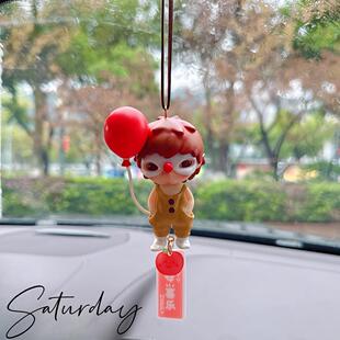 正版HIirono小野小小的使坏系列车挂件饰吊坠车载后视镜正品泡泡