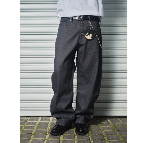 C.t2025冬陨石灰原牛BAGGY牛仔裤