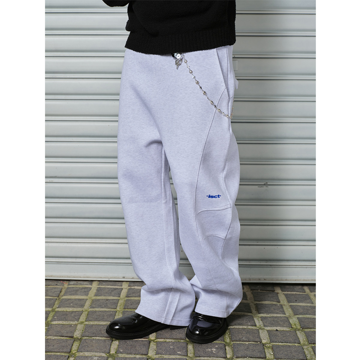 ComicTree曲线立体剪裁卫裤长裤