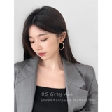 Небольшие дизайнерские серьги, европейский стиль, по фигуре, изысканный стиль