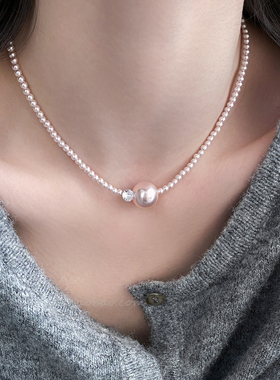 小米珠珍珠项链女2026新款爆款