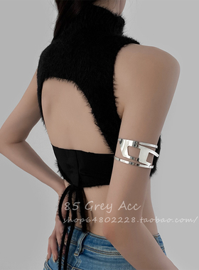 镂空线条装饰高级感手镯