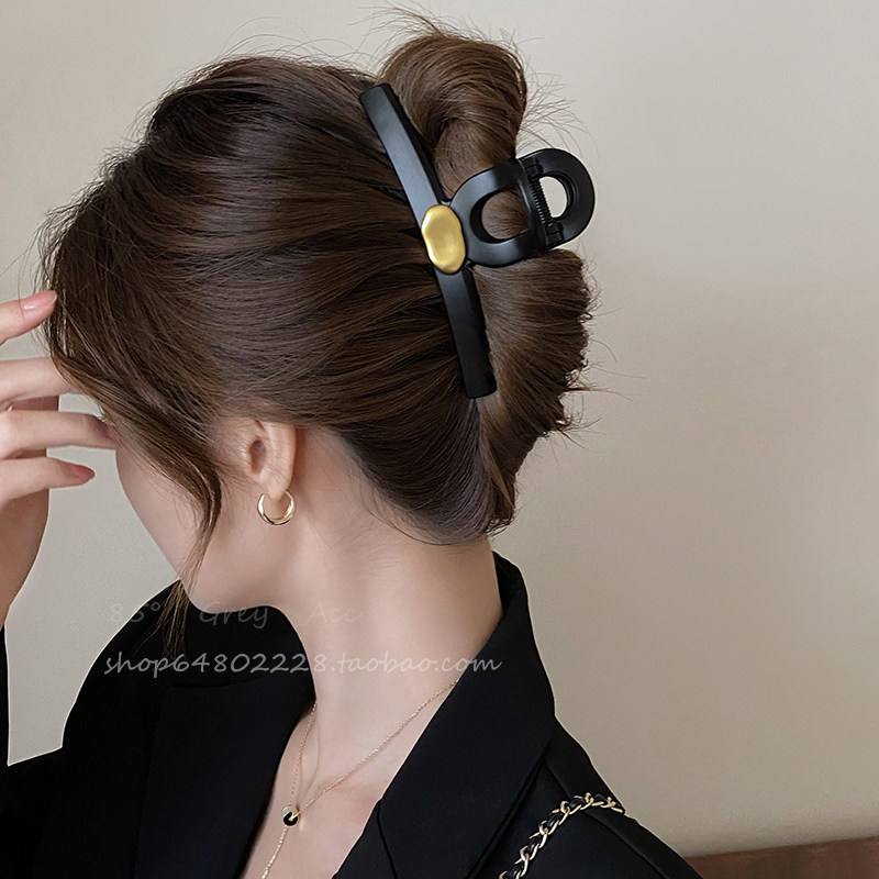 高级感哑光金属大号抓夹女秋冬时尚简约百搭鲨鱼夹子气质时髦发夹,饰品/流行首饰/时尚饰品新,发饰,淘宝优惠券,粉丝福利购,淘宝优惠卷