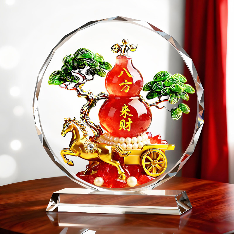 八方来财葫芦福禄马上来财摆件客厅玄关办公室电视柜书房桌面摆台,家居饰品,桌面摆件,淘宝优惠券,粉丝福利购,淘宝优惠卷