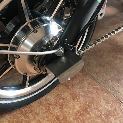 欧诺思代驾不锈钢保护板电动车
