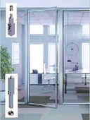 COLCOM 承重100公斤 845E10845E20锌合金&铝合金液压门轴90度定位