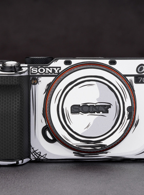 美本堂 适用于索尼A7C\A7C2相机保护贴膜SONY A7CR\A6700\ZV-E10\E1贴纸 a7c二代 2D版磨砂3M