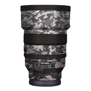 美本堂 适用于索尼50F1.4GM保护贴膜镜头贴纸FE50 1.4 GM磨砂碳纤维3M