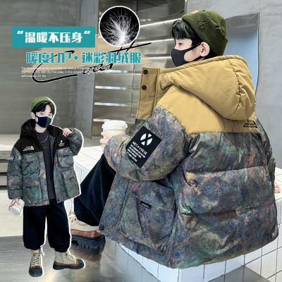 男童羽绒服爆款加厚冲锋衣