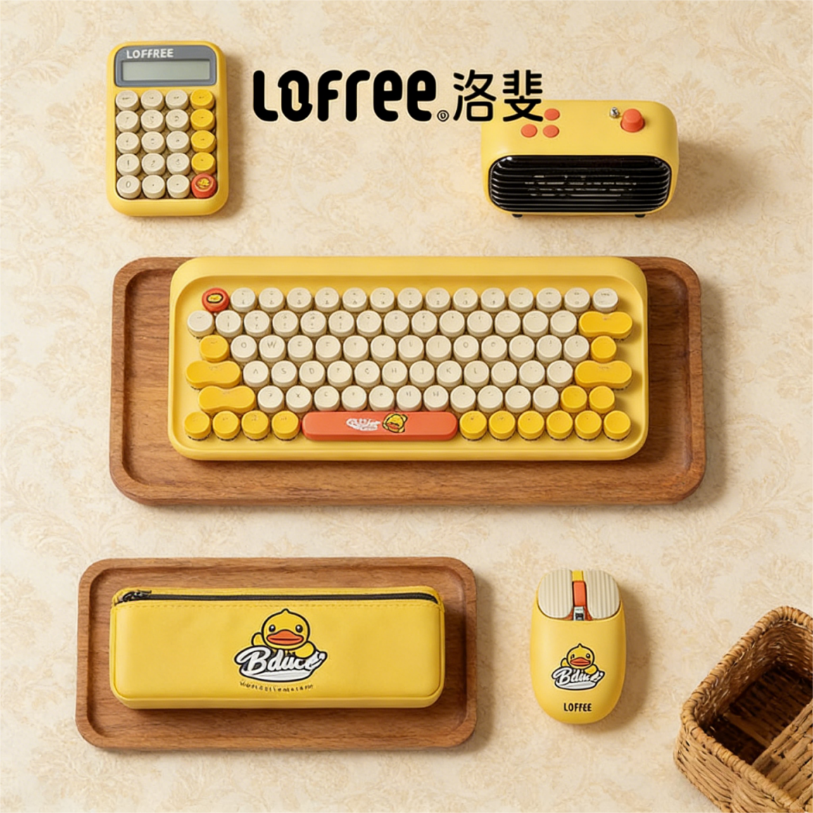 小黄鸭联名机械键盘双模连接