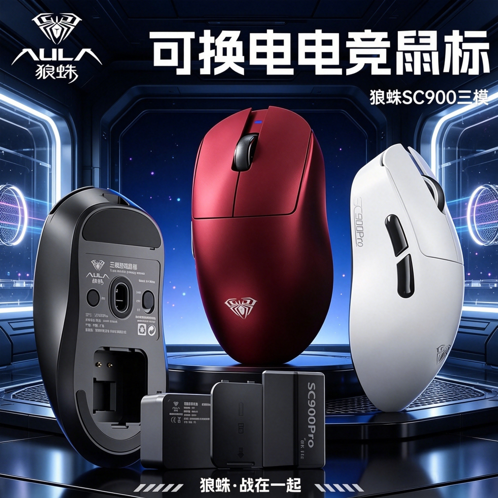 办公双8k右手人体工程学鼠标