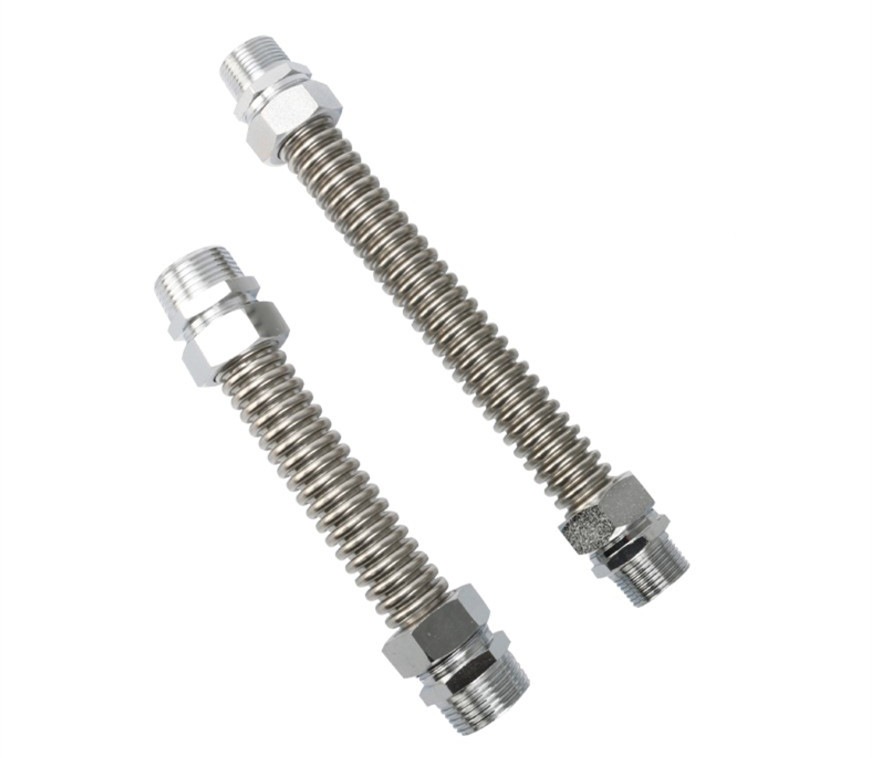 304不锈钢空调波纹管 风机盘管中央金属进水软管4/6分DN20 15 25