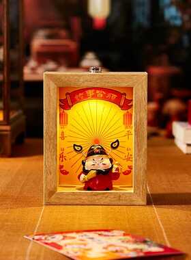 摆件财神马上有钱招财猫新中式
