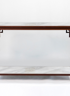 铝合金回纹花几中式铁艺黑色复古办公室内户外阳台花园绿植盆景架