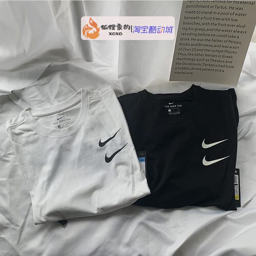 耐克T恤双钩休闲圆领长袖薄款