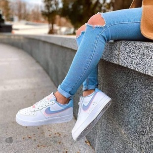 粉白 Nike CW1574 Force 双钩 100 Air