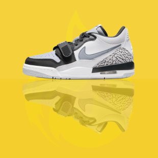 Legacy CD9054 312 105 Low白黑色减震低帮女复古篮球鞋 Jordan