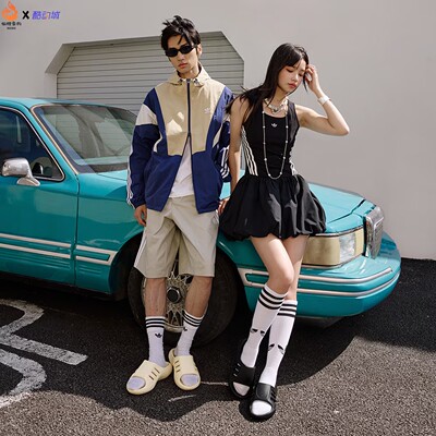 阿迪达斯ADIFOM IIINFINITY SLIDES男女同款运动沙滩凉鞋JI0397