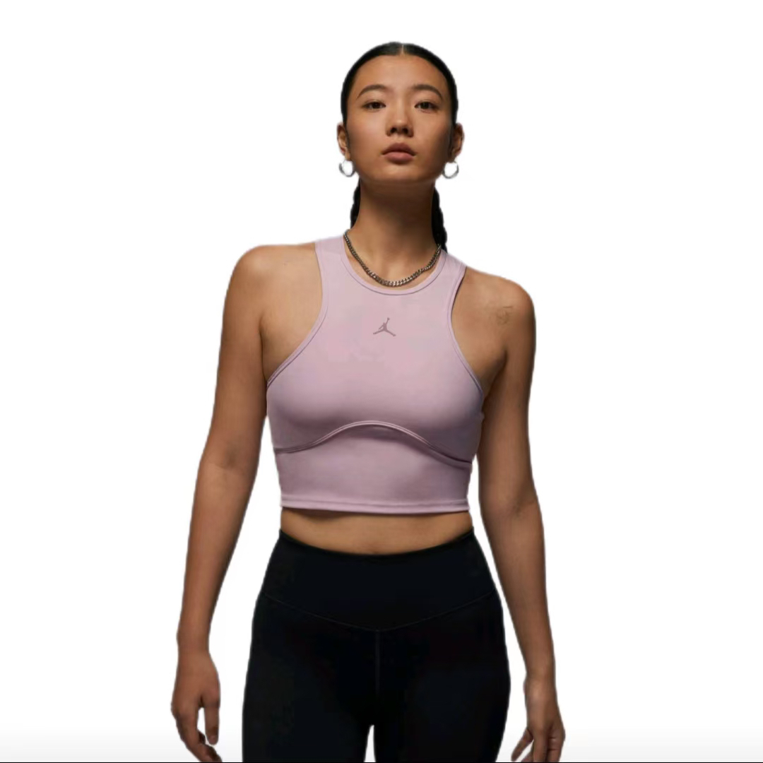 Nike耐克女子运动背心短款速干透气跑步健身训练骑行上衣FN5157