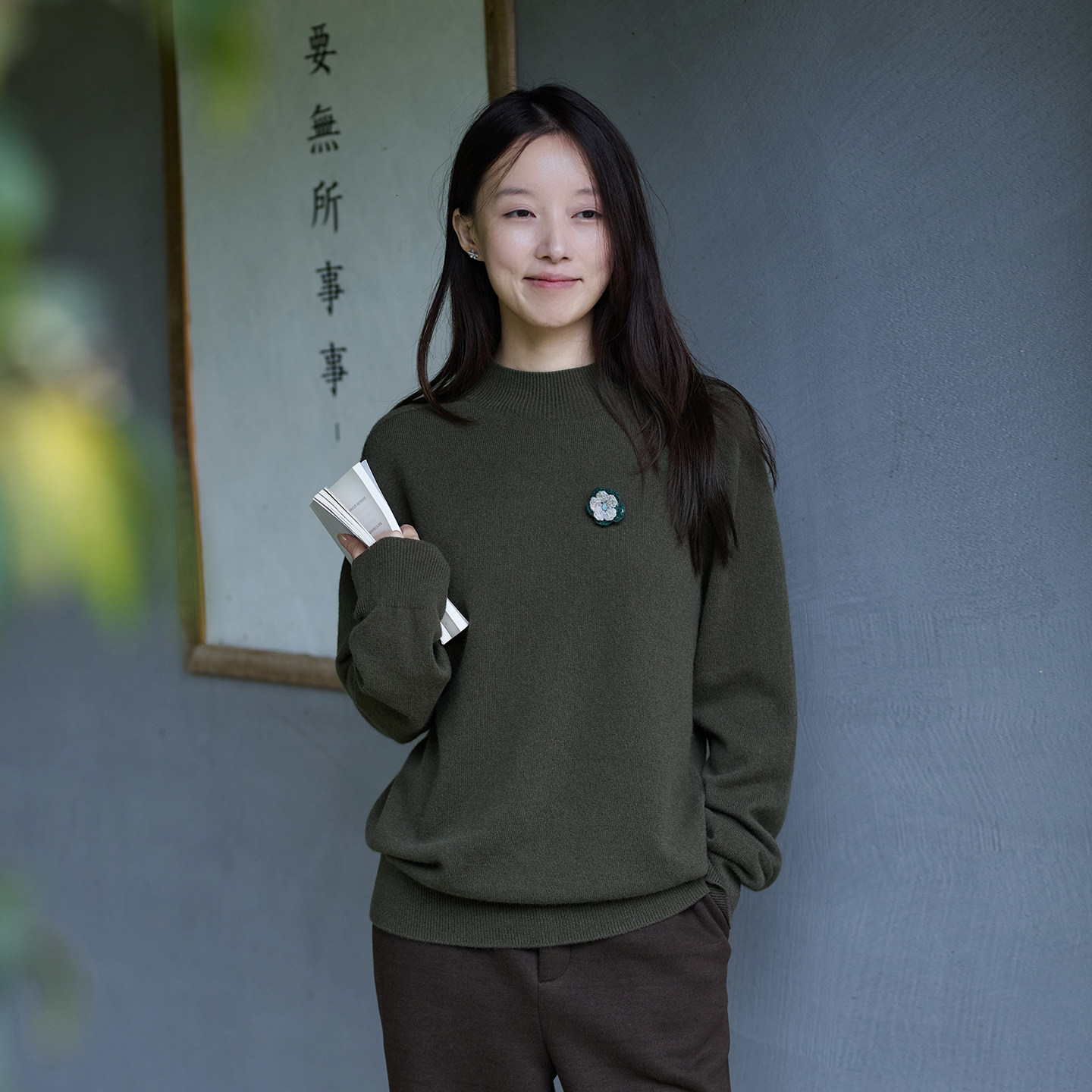 25QDM-040【如意】前世今生复古简约文艺半高立领羊毛套头毛衣,女装/女士精品,毛衣,淘宝优惠券,粉丝福利购,淘宝优惠卷