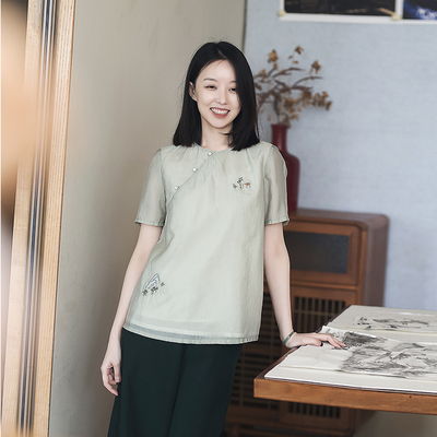 前世今生直身型温婉文艺套头