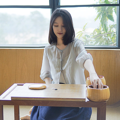 前世今生宽松简约文艺七分袖