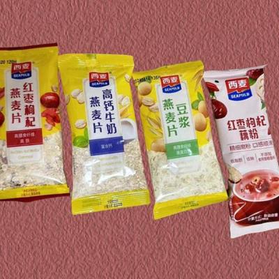 西麦豆浆高钙牛奶红枣枸杞燕麦片藕粉冲泡馈赠亲友混合营养早餐