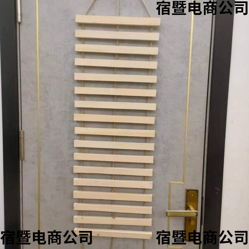 宠物楼梯爬梯实木猫软绳梯爬架猫吊床猫窝麻绳软梯猫吊桥猫梯