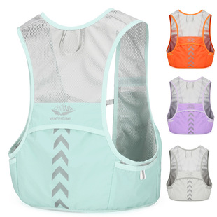 马拉松马甲跑步包双肩包男女夜跑装备补给水袋越野跑骑行登山背包