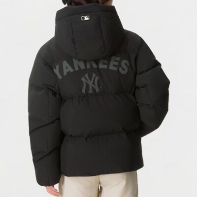 MLB男女NY后背字母防风鹅绒保暖休闲羽绒服外套26冬新款3ADJV2366