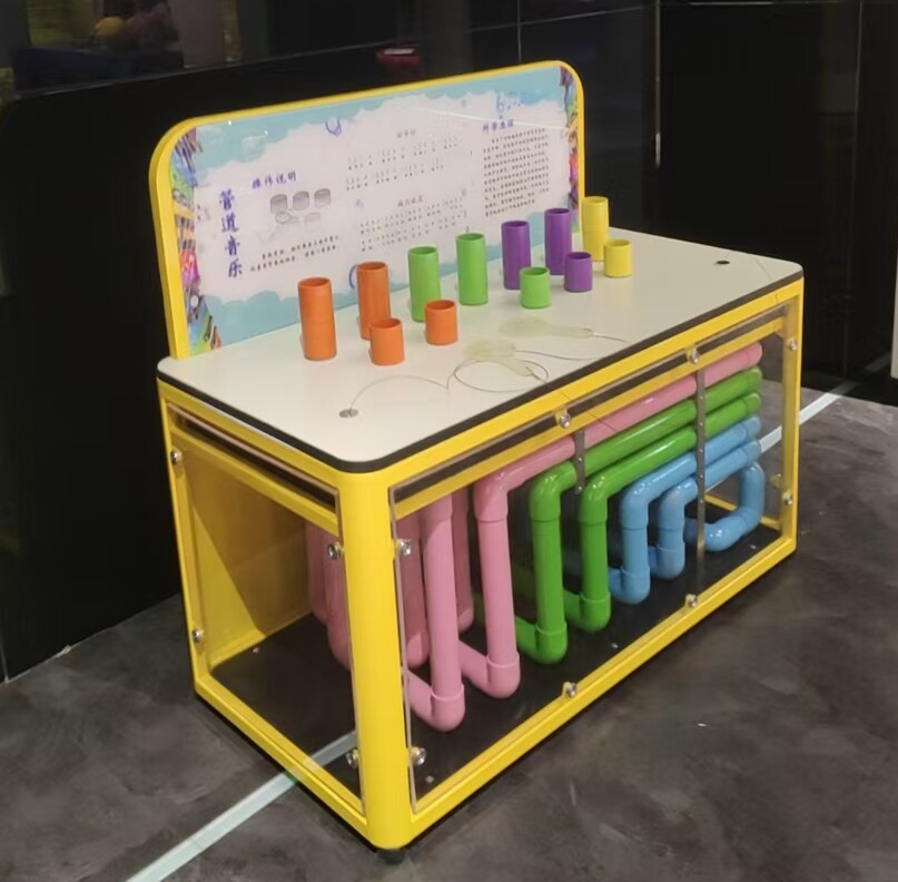 科技科普展品管道音乐北斗组网模型哈哈镜音乐特斯拉声驻波光纤