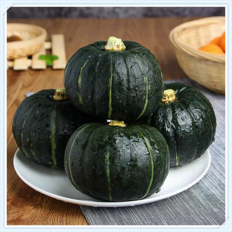 宝宝辅食山东正宗贝贝南瓜新鲜婴儿粉糯香甜蔬菜健身餐板栗小南瓜