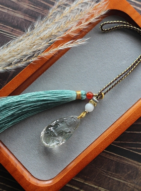 天然绿幽灵观音菩萨车挂伴手礼