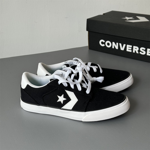 CONVERSE正品匡威allstar 复古黑色箭星低帮复古滑板鞋A04944c