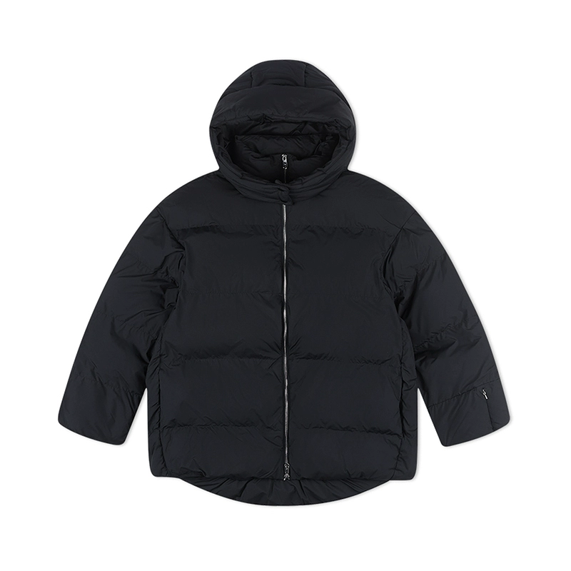 匡威连帽蓬松保暖运动棉服拉链