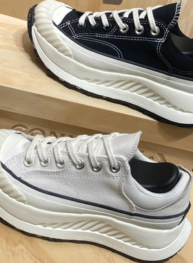 CONVERSE匡威1970S AT-CX黑白机能饼干厚底帆布鞋A06557C A06556C