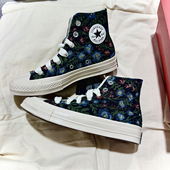 花卉植物织物高帮复古帆布鞋 1970S A11990C CONVERSE匡威 正品