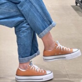 运动休闲帆布鞋 CONVERSE匡威新款 女子低帮厚底百搭时尚 A11540C