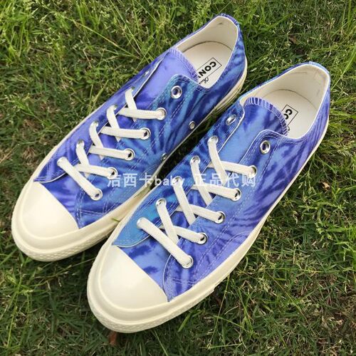 Converse正品匡威专柜印花帆布鞋